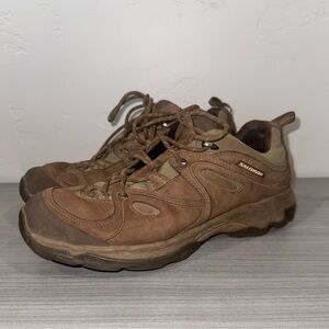 Salomon Shoes Hiking Men's Size 7 Brown Advanced Chassis Contagrip